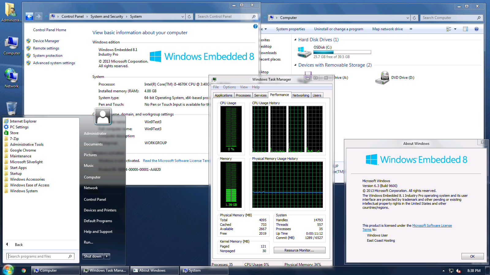 Windows 9 Desktop